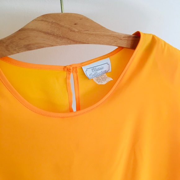 Orange Women’s Top Blouse Disney Bound - Picture 2 of 4